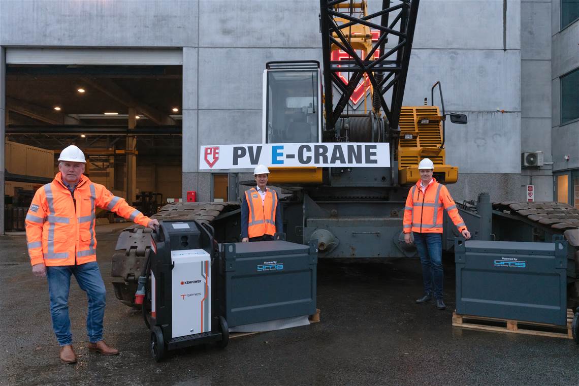 Volker Wessels has ordered the first three units from PV E Crane